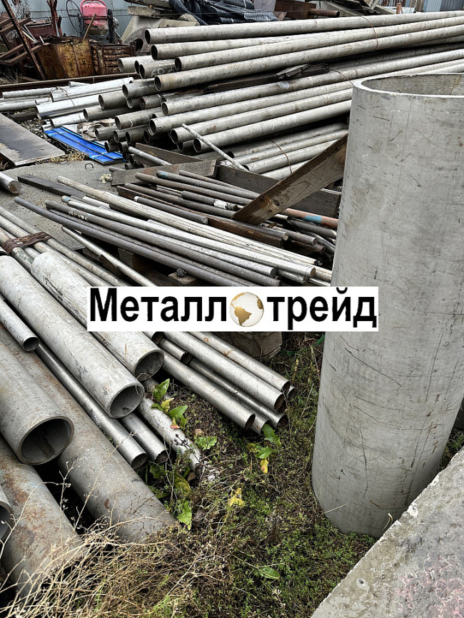 Труба нержавеющая бесшовная 12Х18Н10Т 48x5 мм 6010 Труба нержавеющая бесшовная 12Х18Н10Т 48x5 мм 6010